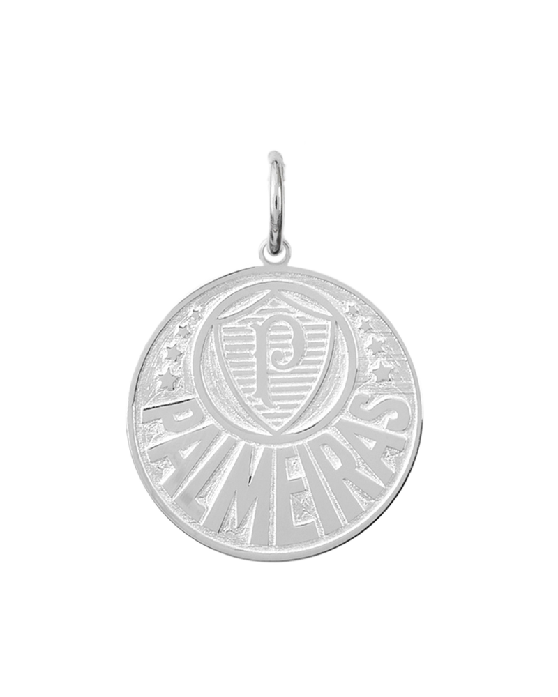 Pingente Palmeiras Escudo em Prata 925