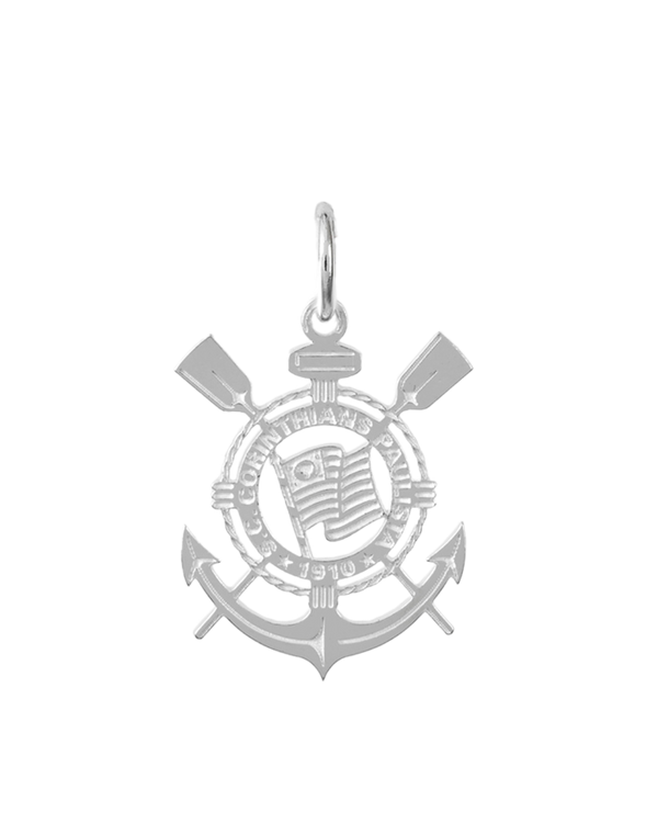 Pingente Corinthians Escudo em Prata 925