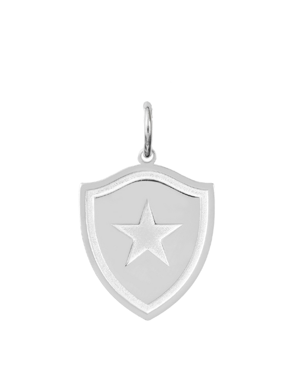 Pingente Botafogo Escudo em Prata 925