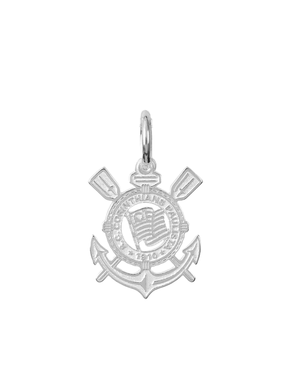 Pingente Corinthians Escudo Mini em Prata 925