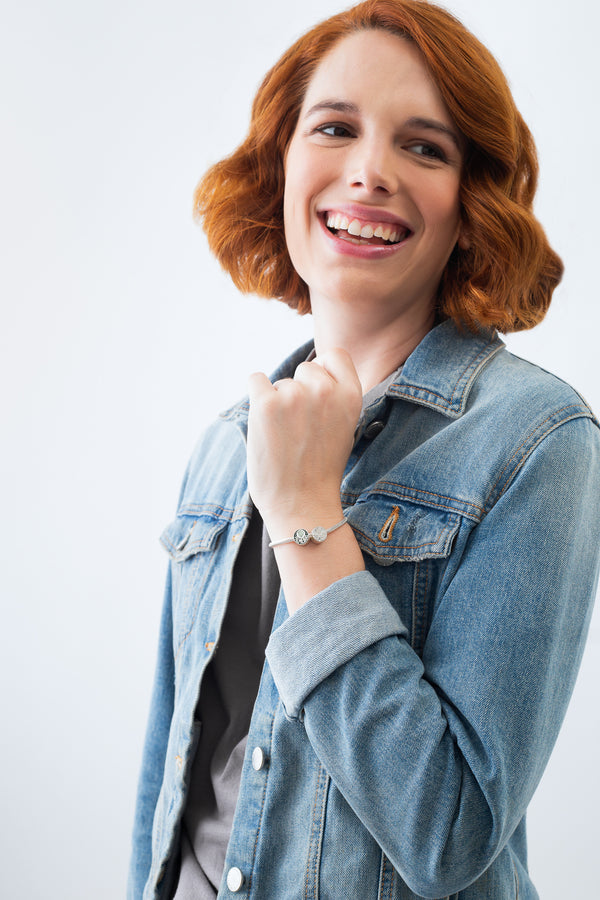 Berloque Palmeiras Escudo em Prata 925 + Pulseira