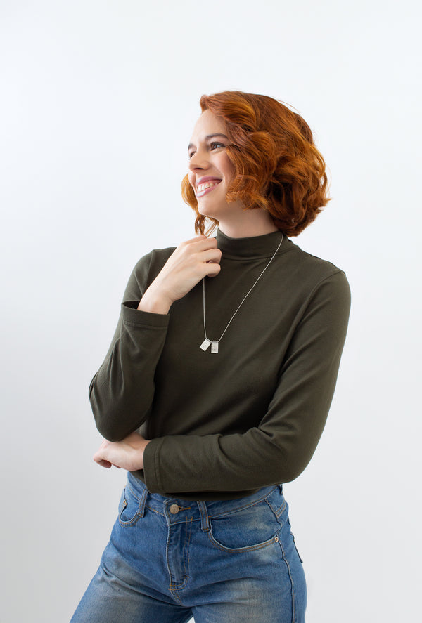 Escapulário Palmeiras Escudo e Palestra em Prata 925