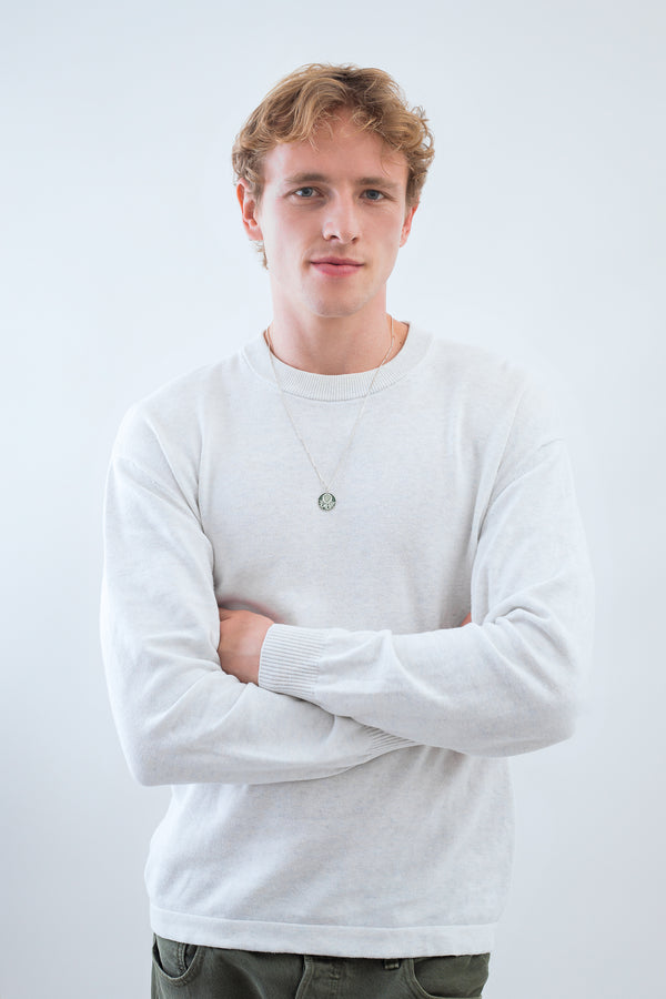 Pingente Palmeiras Escudo em Prata 925 Colorido + Corrente