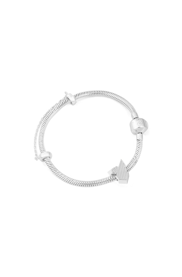 Berloque Athletico Escudo em Prata 925 + Pulseira