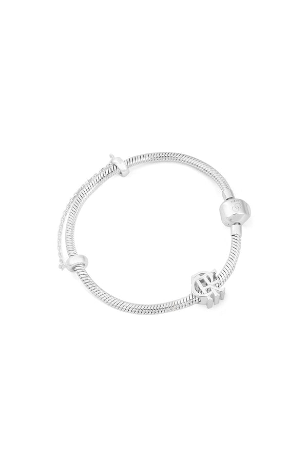 Berloque Flamengo CRF em Prata 925 + Pulseira