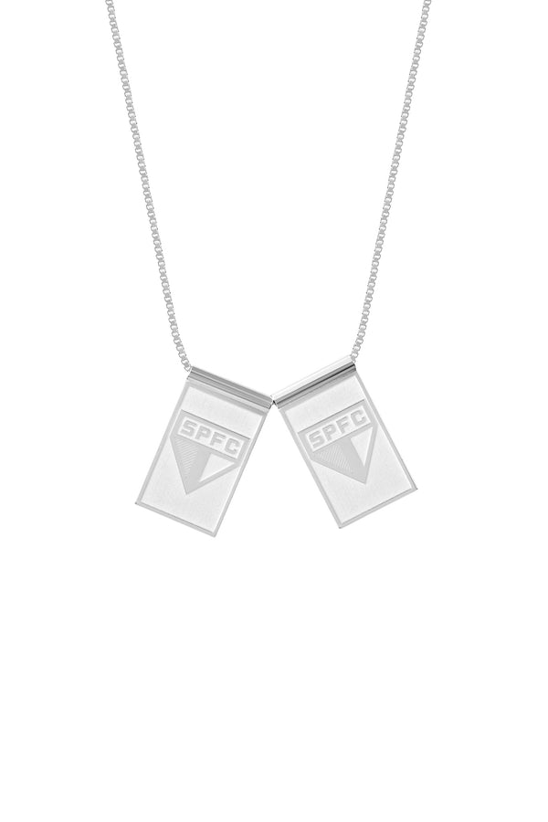 Escapulário São Paulo Escudos em Prata 925