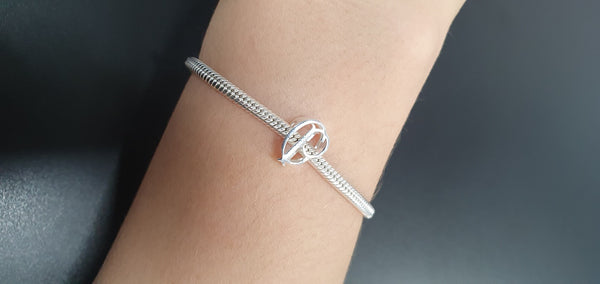 Berloque Corinthians CP em Prata 925