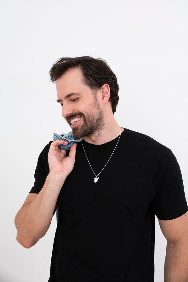 Pingente Athletico Escudo em Prata 925