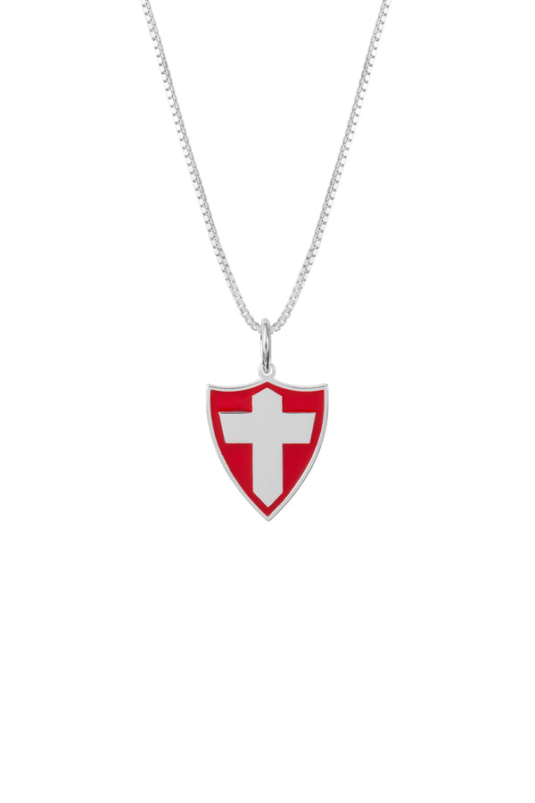 Pingente Palmeiras Savoia em Prata 925 Colorido + Corrente