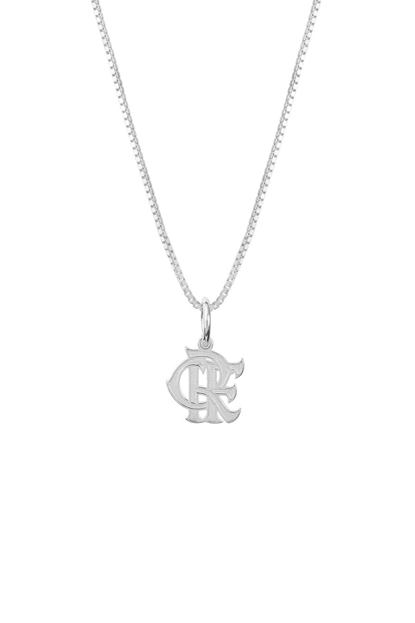 Pingente Flamengo CRF Mini em Prata 925 + Corrente