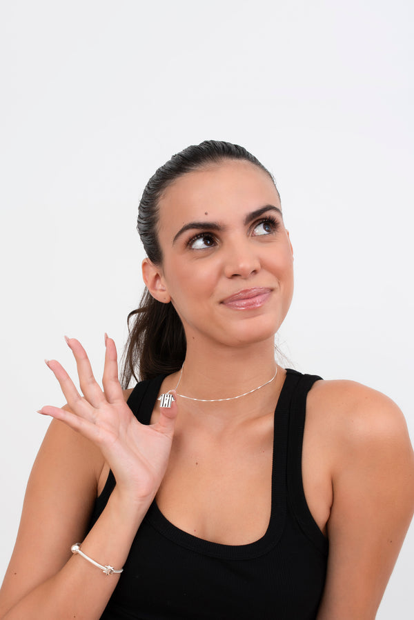 Pingente Botafogo Camisa em Prata 925 Esmaltado + Corrente