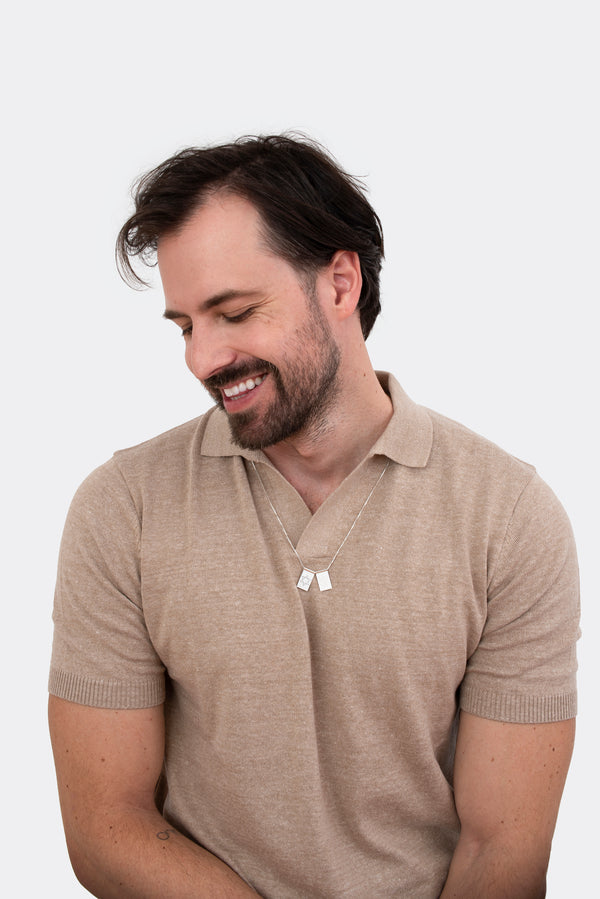 Escapulário Corinthians Escudo e Estrela de David em Prata 925