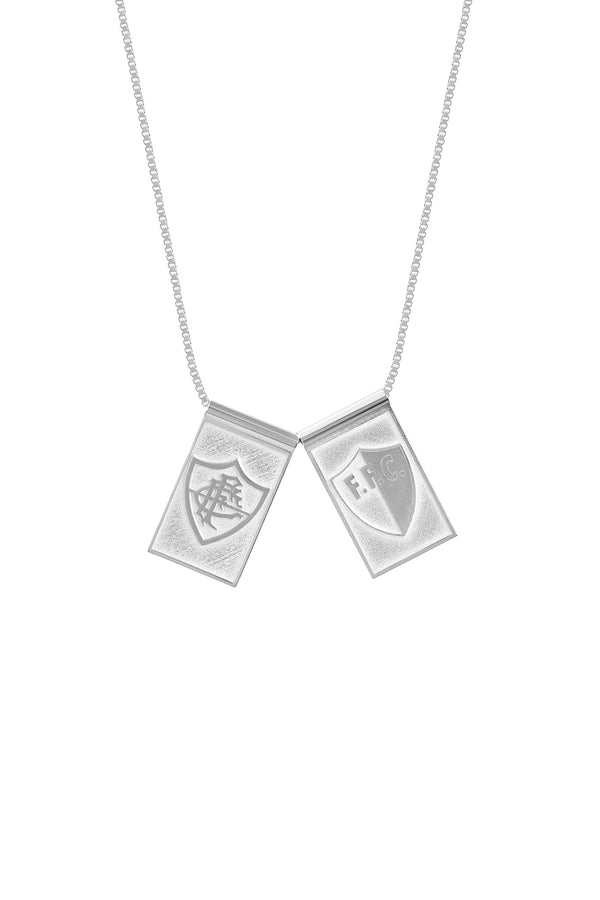 Escapulário Fluminense Escudos em Prata 925