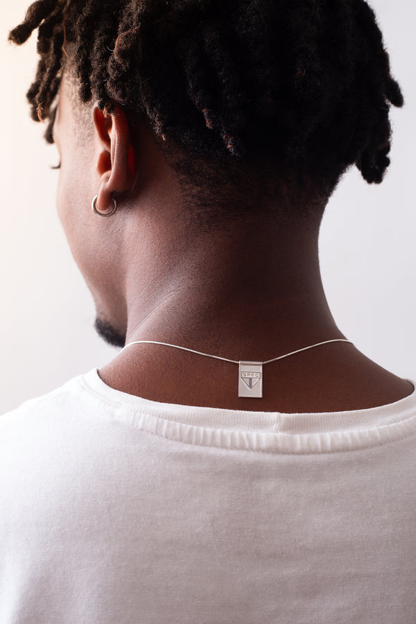 Escapulário São Paulo Escudos em Prata 925