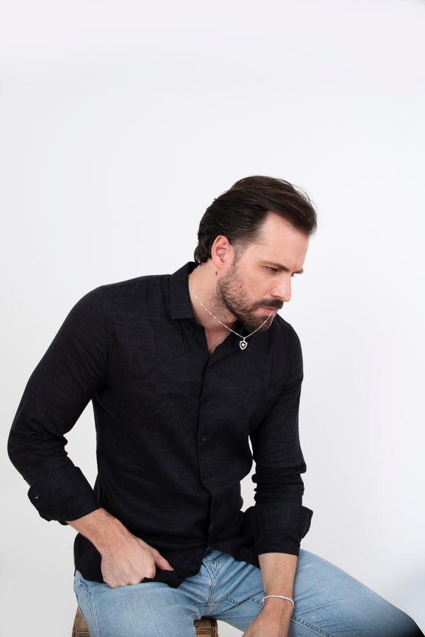 Pingente Botafogo Escudo em Prata 925 Esmaltado + Corrente