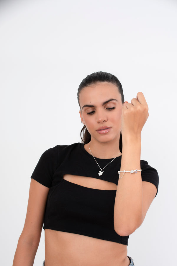 Pingente Athletico Escudo em Prata 925